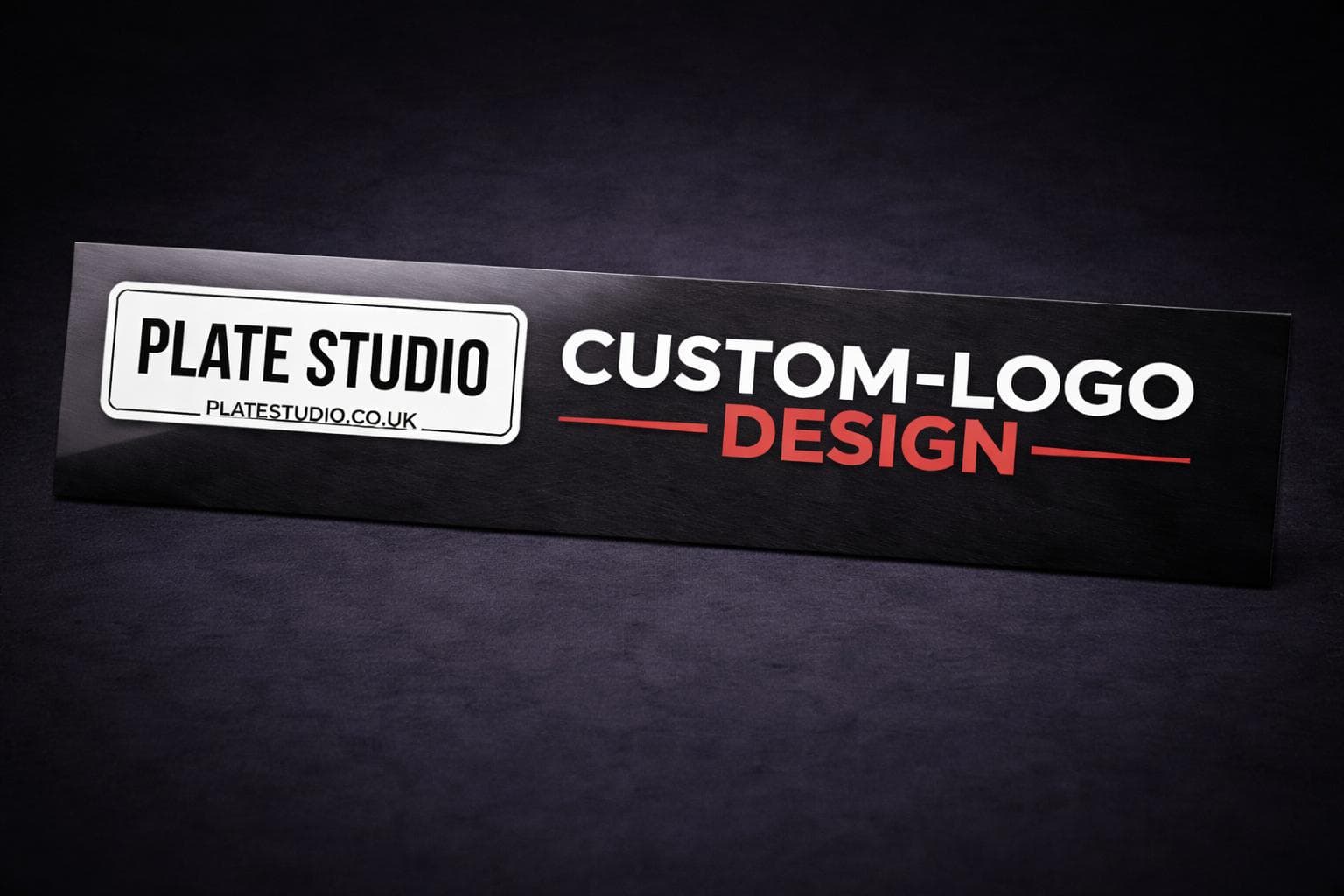 Custom Logo Design number plate